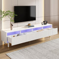TV-Lowboard mit 4 Schubladen, Kabelmanagement und minimalistischem Desi