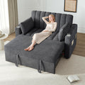 3-in-1 Schlafsofa f¨¹r 2 Personen mit ausziehbarer Liegefl?che, verstellbarer R¨¹ckenlehne, USB-Anschluss