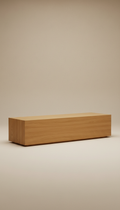 TV-Lowboard Minimalistisch in Warmer Eiche